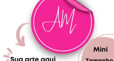Mini Adesivos Personalizados de 1 cm