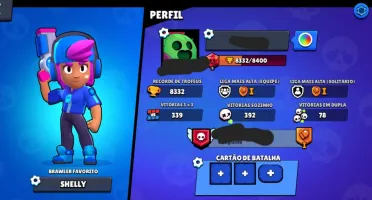 Conta Brawl Stars, 8332 Trofeús, 27 Brawlers