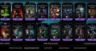 Conta Mortal Kombat mobile