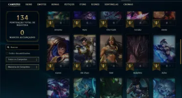 Ferro 2 com 45 Champs e 13 Skins ( Mais de 10 Jogos )