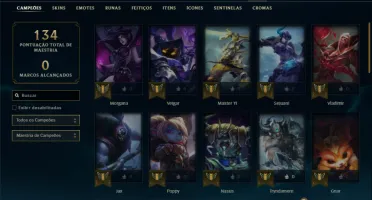 Ferro 2 com 45 Champs e 13 Skins ( Mais de 10 Jogos )