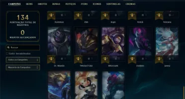 Ferro 2 com 45 Champs e 13 Skins ( Mais de 10 Jogos )