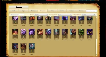 Conta borda de ouro, MMR alto.