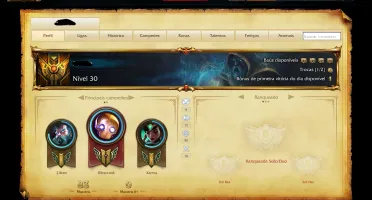 Conta borda de ouro, MMR alto.