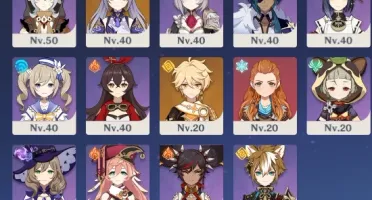Conta genshin impact Ayaka, Hu tao, Zhongli, Mona...