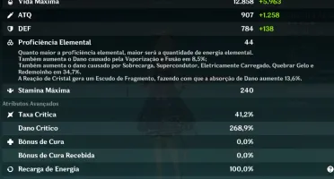 Conta genshin impact Ayaka, Hu tao, Zhongli, Mona...