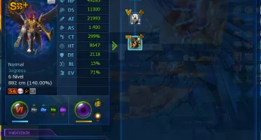 Conta Digimon maters online LA Omega (OmexaX/SusaShin/Bagra)