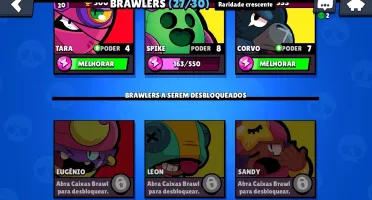 Brawl stars 14k de troféus, 2 lendárias e 2 míticos