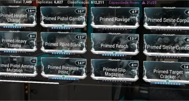 Conta Warframe Maestria 21