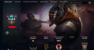 CONTA LOL- LVL 129 - 63 Champions - 16 Skins - FULL ACESSO