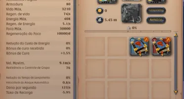 Conta Albion Online biuld Tank HCE e coleta t8