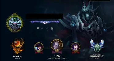 Conta de League of Legends Diamond 5