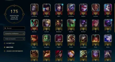 Conta de League of Legends Diamond 5