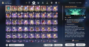 conta genshin 9 t5 + hsr 13 t5