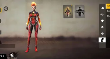 Conta free fire Plat - Techwear full