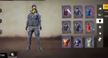Conta free fire Plat - Techwear full