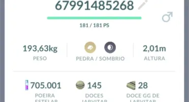 Conta Pokemon Go lvl 41