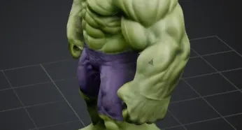 Hulk (Modelo 3D) Arquivo .Stl