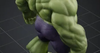 Hulk (Modelo 3D) Arquivo .Stl