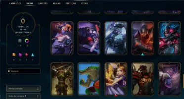 D5 129 Champions  60 Skins 101 Icones