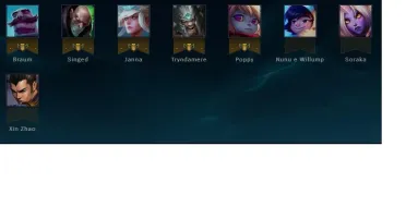 Conta lol platina 4 mmr alto