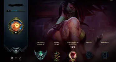 Conta lol platina 4 mmr alto