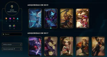 Conta lol platina 4 mmr alto