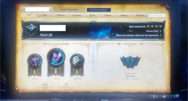 Conta league of legends unranked, 22 campeões, 2 skins