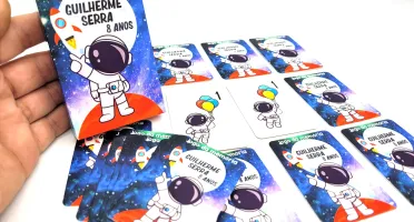 Jogo da Memória Astronauta 12 Pares com Caixa