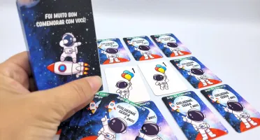 Jogo da Memória Astronauta 12 Pares com Caixa