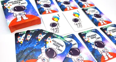 Jogo da Memória Astronauta 12 Pares com Caixa