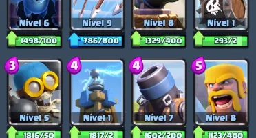 Clash Royale 300 mil de ouro lvl 9