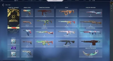 Conta DIAMANTE 2, várias skins