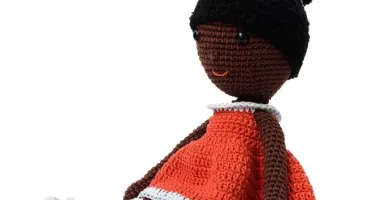 Boneca Dandara em amigurumi