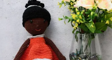 Boneca Dandara em amigurumi