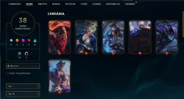 Prata 2 com 80 Champs e 38 Skins