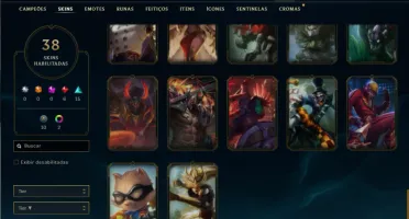 Prata 2 com 80 Champs e 38 Skins