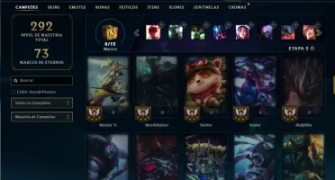 Prata 2 com 80 Champs e 38 Skins