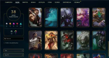 Prata 2 com 80 Champs e 38 Skins