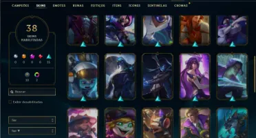 Prata 2 com 80 Champs e 38 Skins