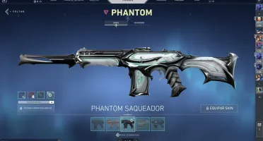 CONTA VALORANT PRATA 2 COM VARIAS SKINS