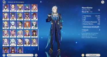 Conta Genshin Ar 60 28* 5 Estrelas E 12* Amas T5 Raiden C3