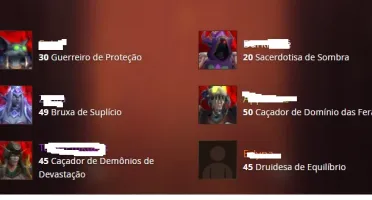 CONTA WOW BLIZZARD