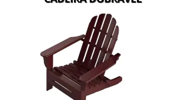 Projeto Marcenaria Cadeira Dobrável Adirondack Madeira