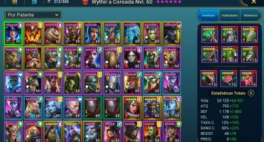 Conta Raid Shadow Legends 25 lendários