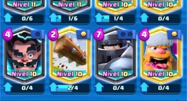 CONTA CLASH ROYALE, ARENA 15, NÍVEL 10.