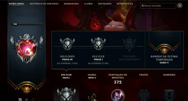 CONTA PRATA 1, 43 SKINS, 105 CHAMPS!