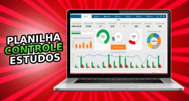 Planilha controle de estudos para Provas / Concurso