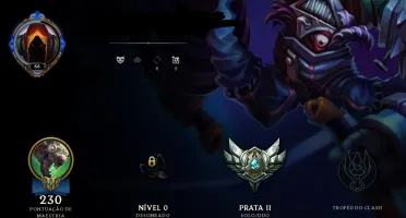 CONTA DE LOL LVL 30 PRATA 2 80 SKINS VARIAS RARAS E EPICAS.