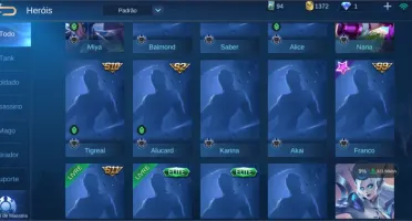 VENDO CONTA MOBILE LEGENDS